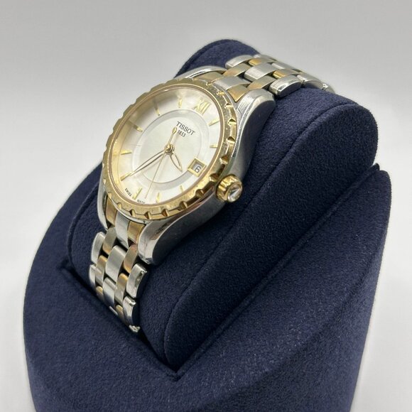 Vintage Tissot Swiss Quartz Two Tone Wrist Watch T072210A - Picture 3 of 7